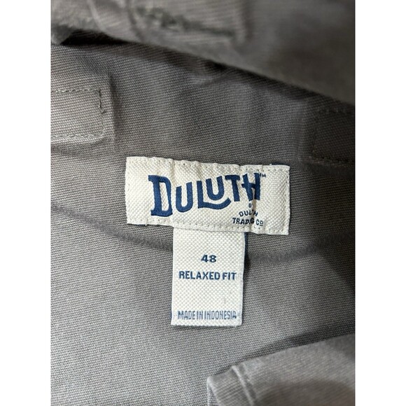 Duluth Trading Co. Men’s Cargo Shorts – Size 48 – Gray Flex Fire Hose Carpenter - Picture 4 of 9